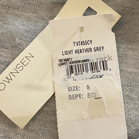 Townsen Mohair Wool Gray Ivory Color Block Sweatshirt Sweater size small - Picture 8 of 8